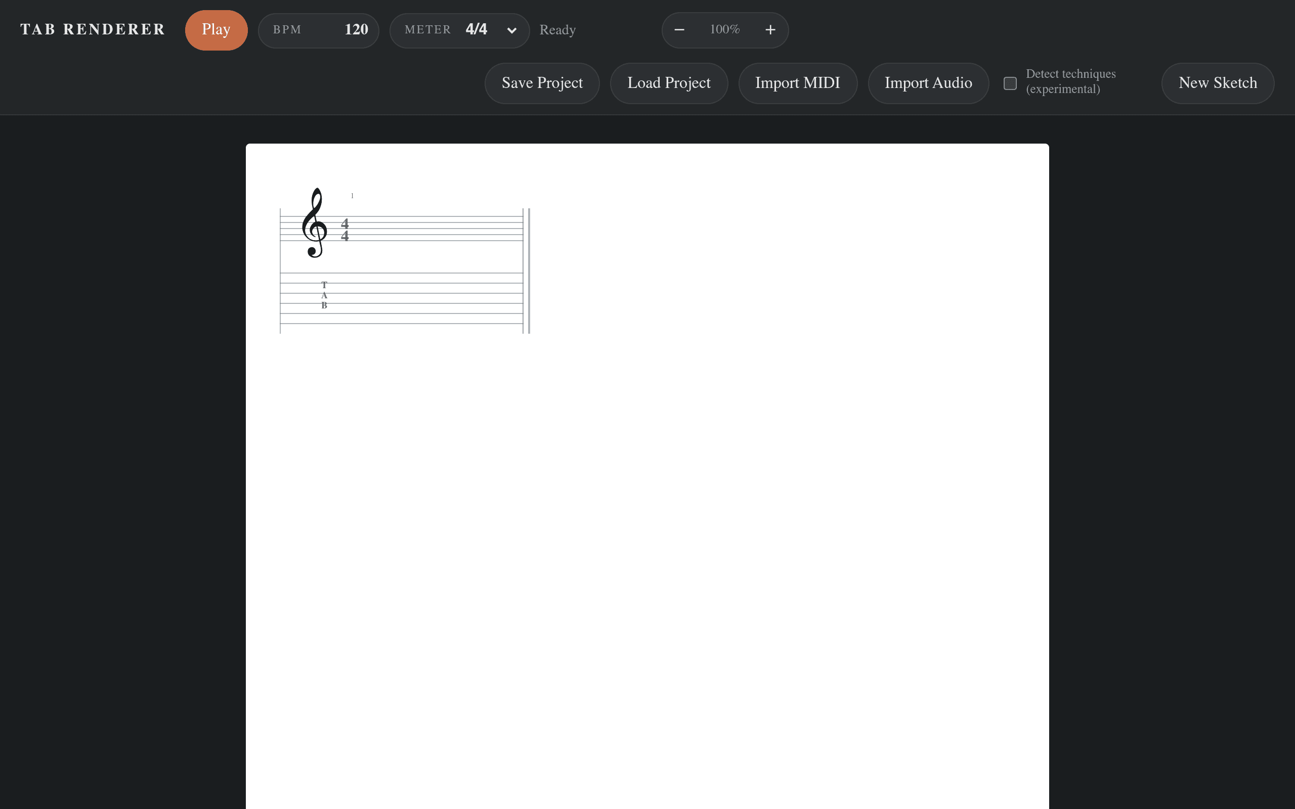 Fretboard to Browser: A Guitar Tab Editor live preview